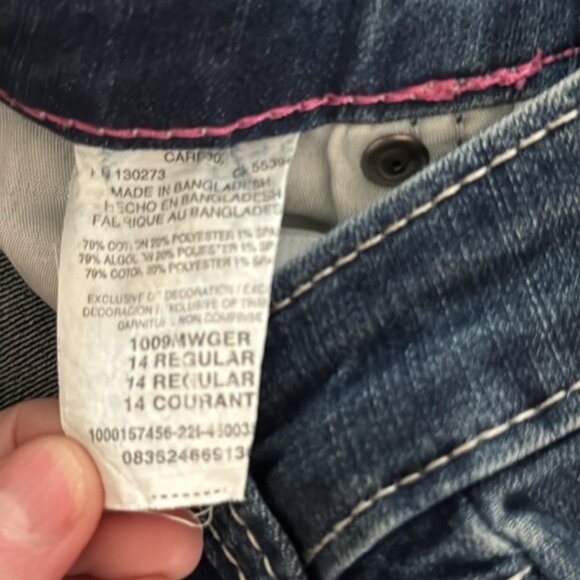 Wrangler 14 Medium Wash Bootcut Jeans - Picture 3 of 8